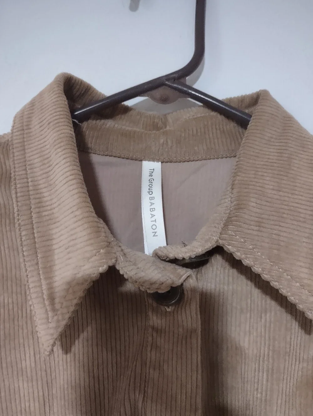 Aritzia The Group Babaton Graydon Corduroy Button Up Long Sleeve Shirt Medium